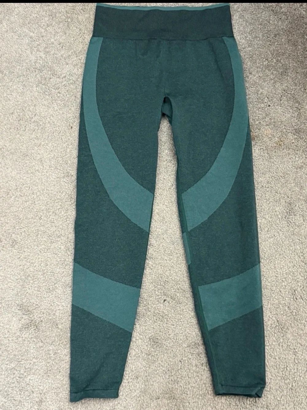Women’s PINK Victoria Secret Green Seamless Leggings Size M